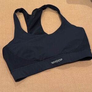 Whoop Black Sports Bra